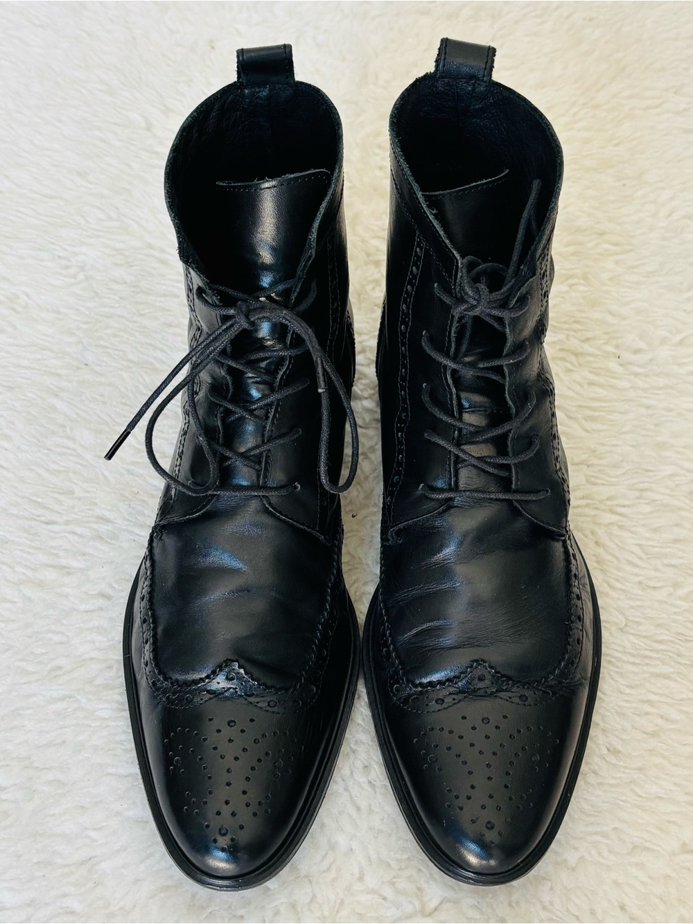 Antony Morato Black Leather Lace up Chukka/Ankle Men’s Boots size EU 43